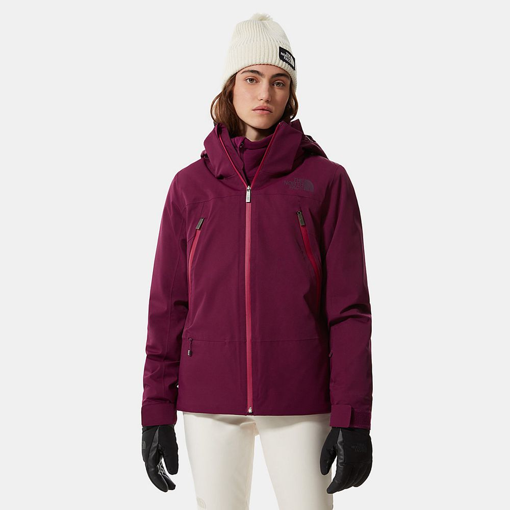 The North Face Lightweight Jackets Womens Australia - The North Face Lenado Purple Skiing And Snowbo